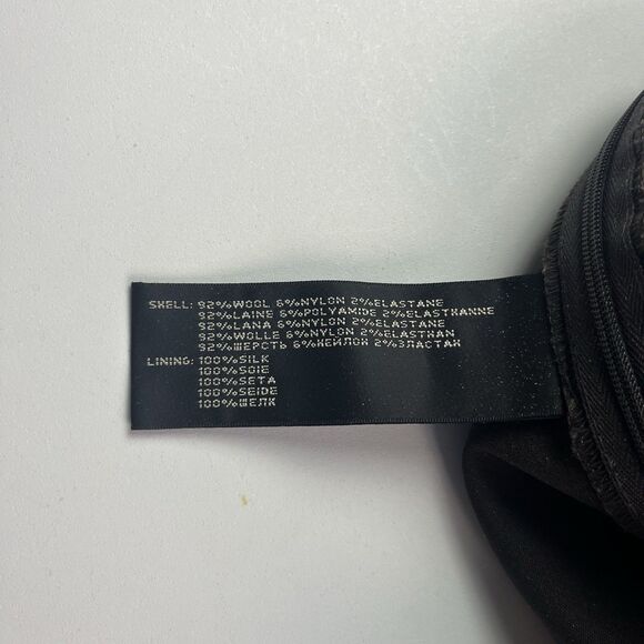 Ralph Lauren Black Label Wool Straight Leg Pants 6 Chocolate Brown Quiet Luxury - Picture 14 of 15